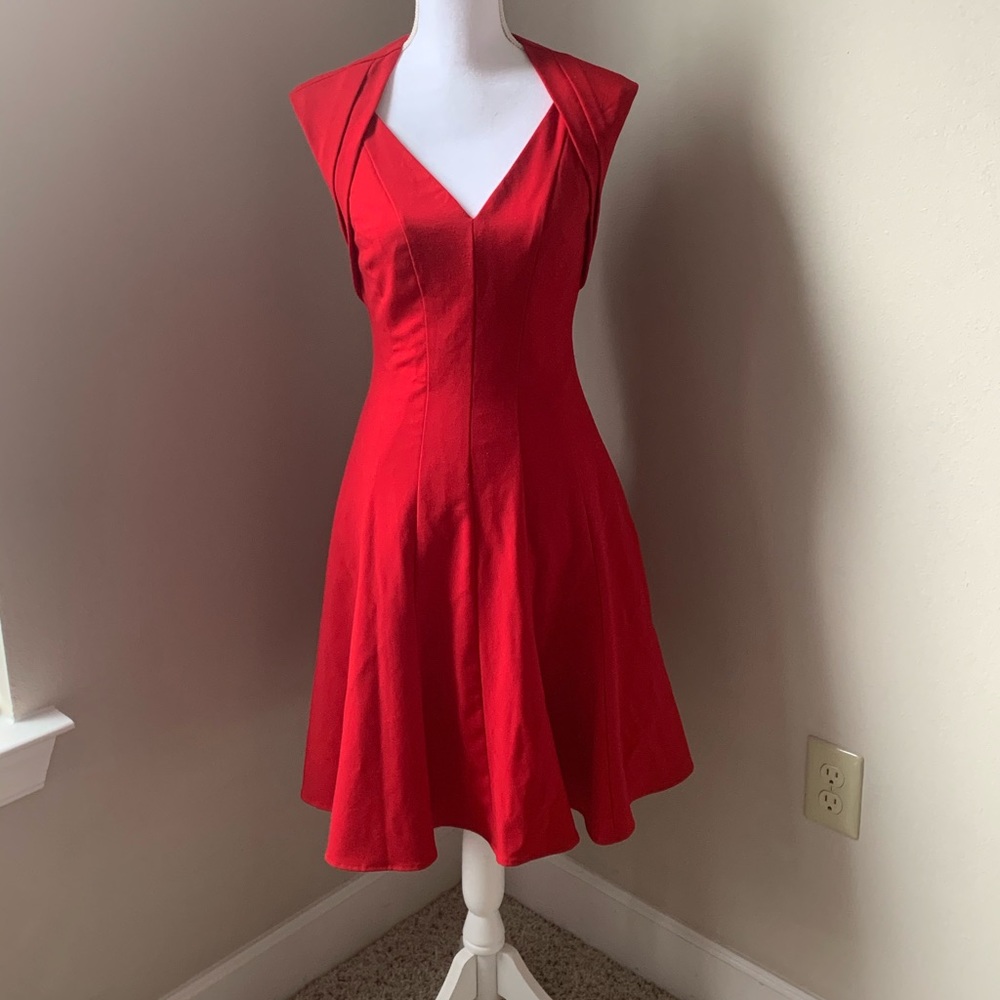 Red Calvin Klein Dress SZ 2